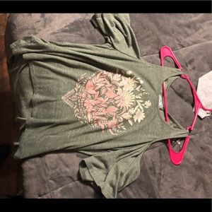 Off the shoulder shirt